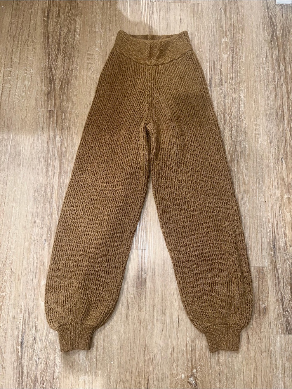 Free People | Free People Cozy Knit Wide-Leg Jogger Pants